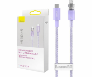 Baseus USB-C – Lightning USB kabel 2 m fialový (CATS010305)