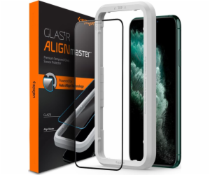 Spigen TEPLENÉ SKLO SPIGEN ALM GLASS FC IPHONE 11 PRO ČERNÉ