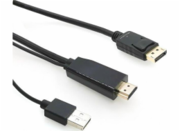 Kabel převodníku MicroConnect HDMI na DisplayPort