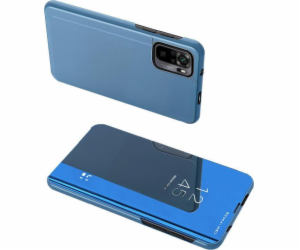 Hurtel Clear View Case Xiaomi Poco X4 NFC 5G modrý flipov...