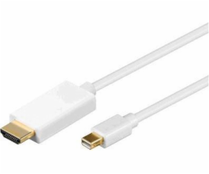 MicroConnect DisplayPort Mini - HDMI kabel 3m bílý (MDPHD...