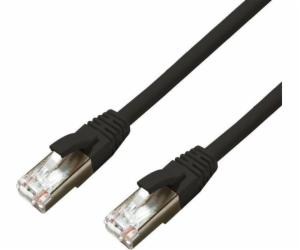 MicroConnect CAT6A S/FTP 3m Black LSZH