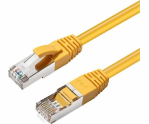 MicroConnect CAT6A S/FTP 1m Žlutá LSZH