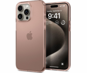 Spigen Crystal Flex, růžové sklo - iPhone 15 Pro Max