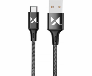 Wozinsky USB-A - USB-C USB kabel 1 m černý (5907769301162)