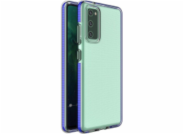 Hurtel Spring Case Cover Gelové pouzdro s barevným rámečkem pro Samsung Galaxy A72 4G tmavě modré