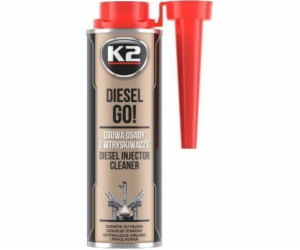 K2 DIESEL GO! Přísada na čištění vstřikovačů, 250 ml