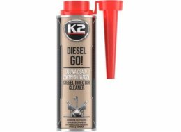 K2 DIESEL GO! Přísada na čištění vstřikovačů, 250 ml