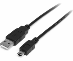 StarTech USB-A - miniUSB USB kabel 0,5 m černý (USB2HABM5...