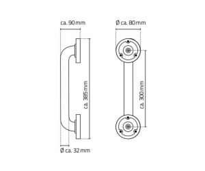 Rukojeť Ridder Sam S A00130110, 38,5 cm