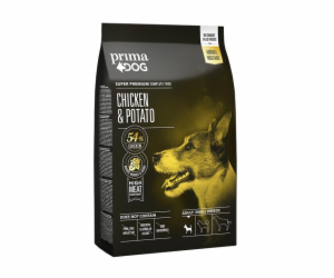 Suché krmivo pro psy KUŘECÍ BRAMBOROVÝ PRIMADOG, 4 kg