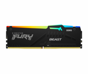 Kingston FURY Beast/DDR5/8GB/6000MHz/CL30/1x8GB/RGB/Black