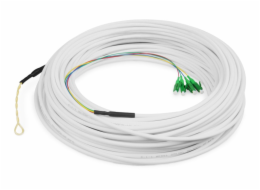 DIGITUS FTTH Drop kabel, Singlemode, 4 vlákna, OS2, 9/125µ, 4 LC/APC, 30 m