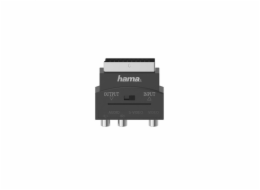 Hama 205268 red.SCART/3 cinch AV+S-video