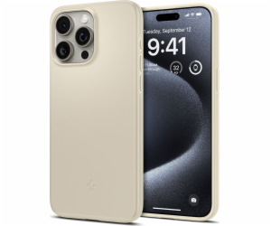 Spigen Thin Fit, němá béžová - iPhone 15 Pro