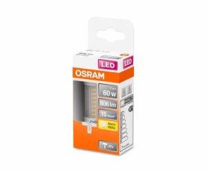 LED lampa Osram, R7S, 78mm, 7W, 2700K, 806lm, transparentní