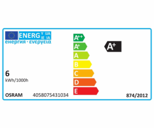 LED žárovka OSRAM, P45, E27, 5,5 W, 470 lm, 2700 K