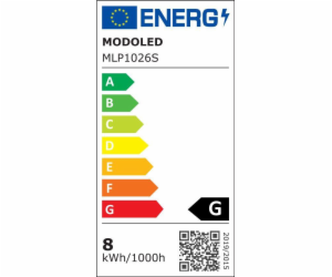 Vestavná lampa Modoled, 8W, 3000°K, LED, bílá