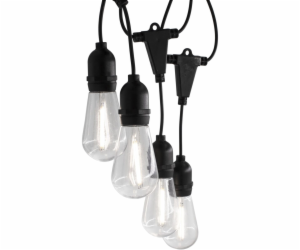 LBM 10m Smart Outdoor Light Chain - 10 x Globe Vintage