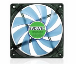 EVOLVEO 12L1BL ventilátor 120mm, 4 LED modrý, 3pin