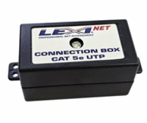 LEXI-Net Spojovací box MINI UTP Cat5E narážecí, černá