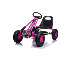 Dětská šlapací motokára Go-kart Baby Mix Razor růžová