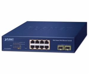 Planet GS-2210-8P2S WEBsmart L2 switch, 8x1Gb, 2x1Gb SFP,...