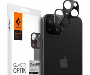 Spigen Glass tR Optik 2 Pack, černý - iPhone 15/15 Plus/1...