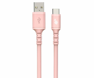 TB Touch USB-A - USB-C, růžový 1m