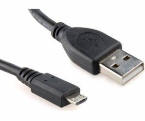 Gembird USB-A - microUSB kabel 1 m černý (CCP-MUSB2-AMBM-1M)