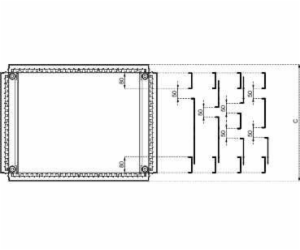 Schneider Kabelový vstup 600 x 400 mm pro SF (NSYEC64)