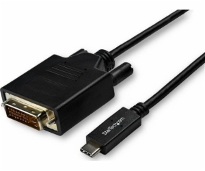 StarTech USB-C - DVI-D USB kabel 3 m černý (CDP2DVI3MBNL)