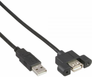 InLine USB-A – USB-A kabel 0,6 m černý (33440E)