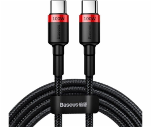 Baseus USB-C - USB-C USB kabel 2 m Černočervený (BSU1520R...