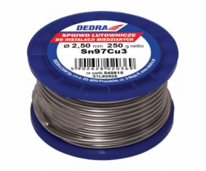 Dedra Pájecí kov 2,5mm Sn97Cu3 250g - 31L92525