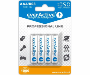 EverActive Professional Line AAA / R03 1050mAh baterie 4 ks.