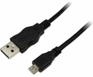 LogiLink USB-A - microUSB USB kabel 5 m černý (CU0060)