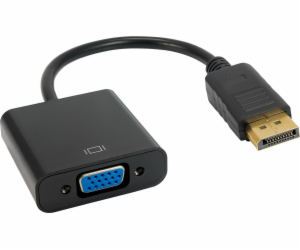 Akyga DisplayPort - D-Sub (VGA) AV adaptér černý (AK-AD-36)