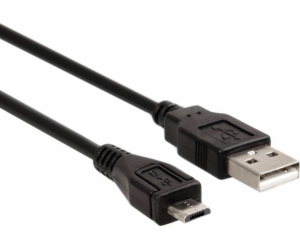 Maclean USB-A - microUSB kabel 1,5 m černý (MCTV-758)