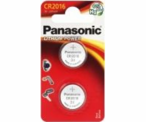 Baterie Panasonic Lithium Power CR2016 90mAh 2 ks.