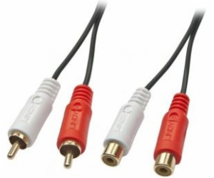 Lindy RCA (Cinch) x2 - RCA (Cinch) x2 kabel 10m černý (35...