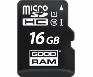 Karta GoodRam MicroSDHC 16 GB Class 10 UHS-I/U1 (M1A0-016...