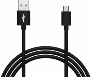 Libox USB-A - microUSB USB kabel 1 m černý (LB0067C)