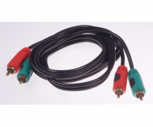 Libox RCA (Cinch) x2 - RCA (Cinch) x2 kabel 5m černý (LB0...