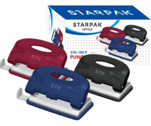 Děrovačka Starpak 10 listů černá (PCH-130P)