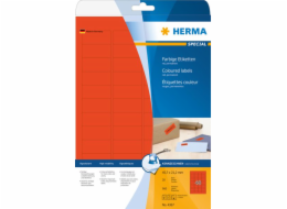 Herma Color etikety A4, matný červený papír, 960 ks (4367)