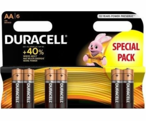 Baterie Duracell AA / R6 6 ks.