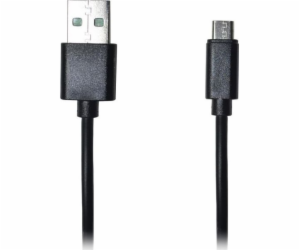 Msonic USB-A - microUSB kabel 1 m černý (MLU532)