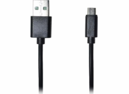 Msonic USB-A - microUSB kabel 1 m černý (MLU532)