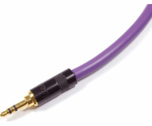 Melodika Jack 3,5mm - Jack 3,5mm kabel 0,75m fialový